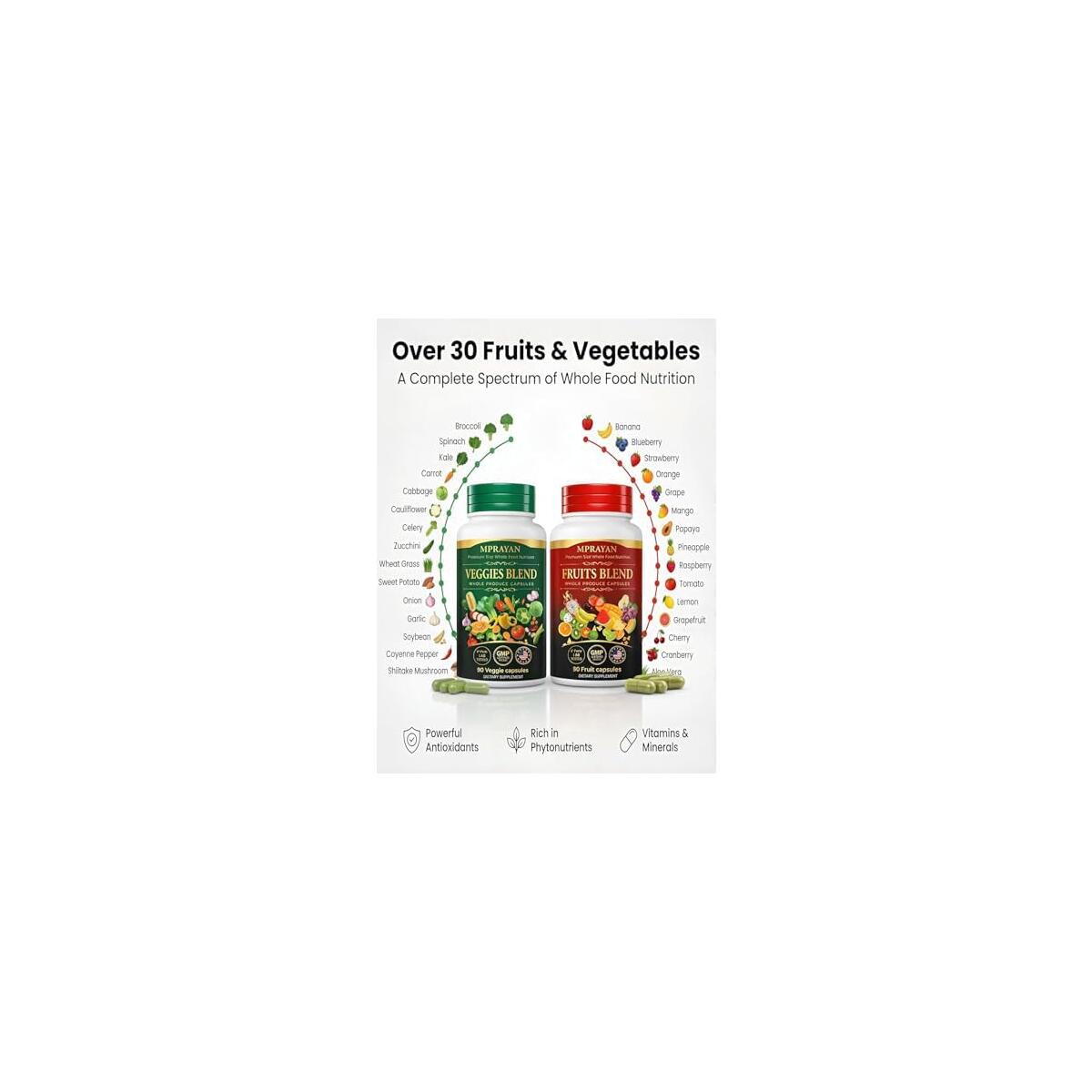 Mprayan Fruits Veggies Whole Food Supplement Cashback Rebate - RebateKey