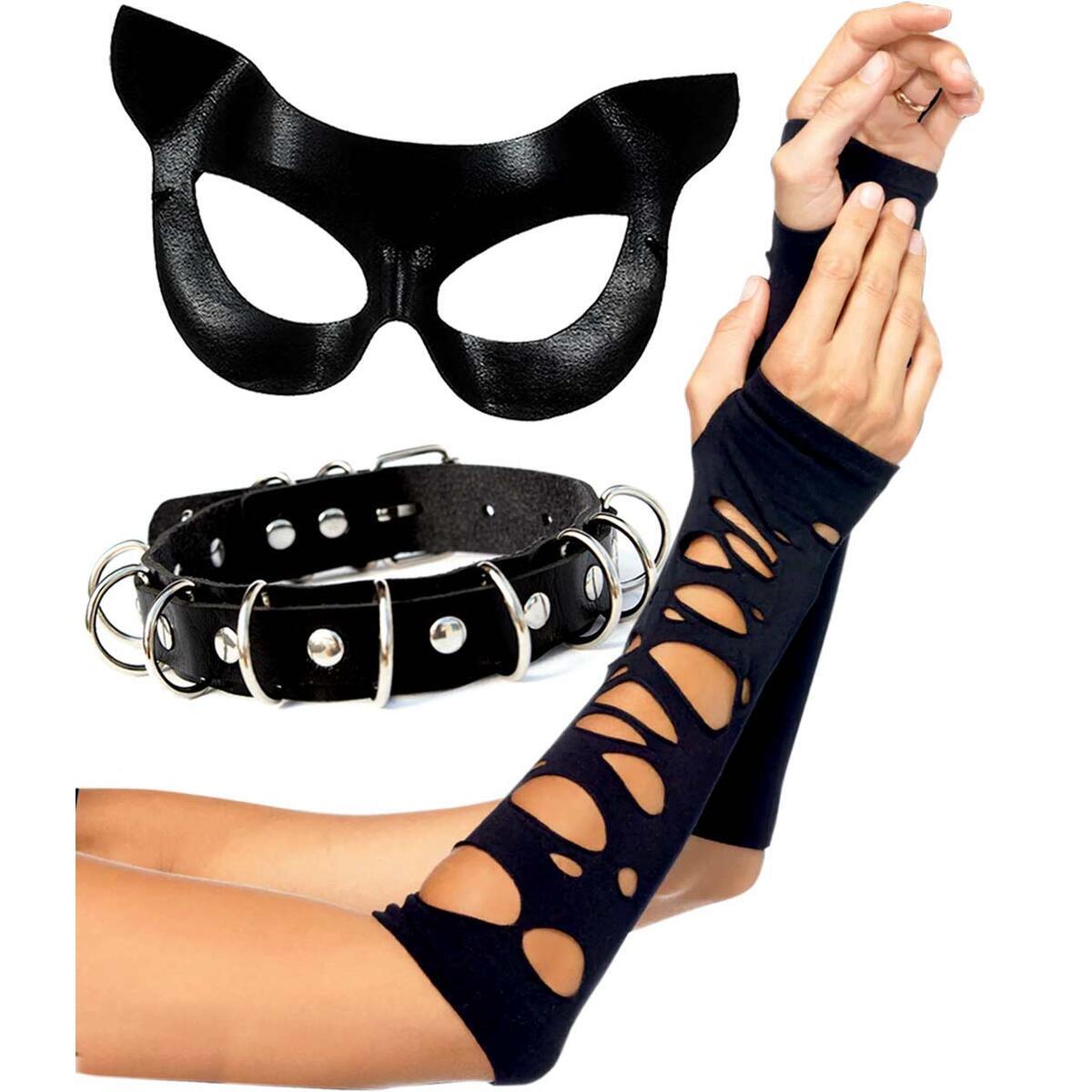 Black Cat Mask Costume Accessories 1 Cash Back - RebateKey