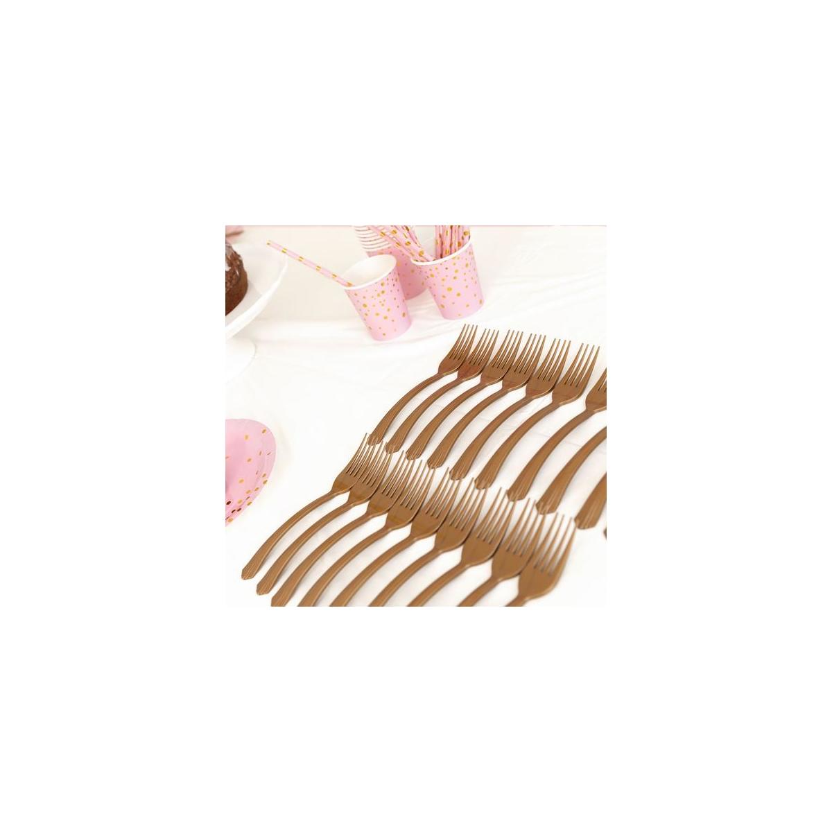 Party Complete Party Supplies Flatware Set For 24 Pink Plastic Cutlery Paper Cashback Rebate - RebateKey