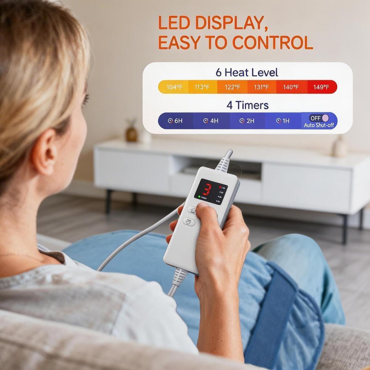 Large Heating Pad For Neck And Shoulder Cashback Rebates - RebateKey