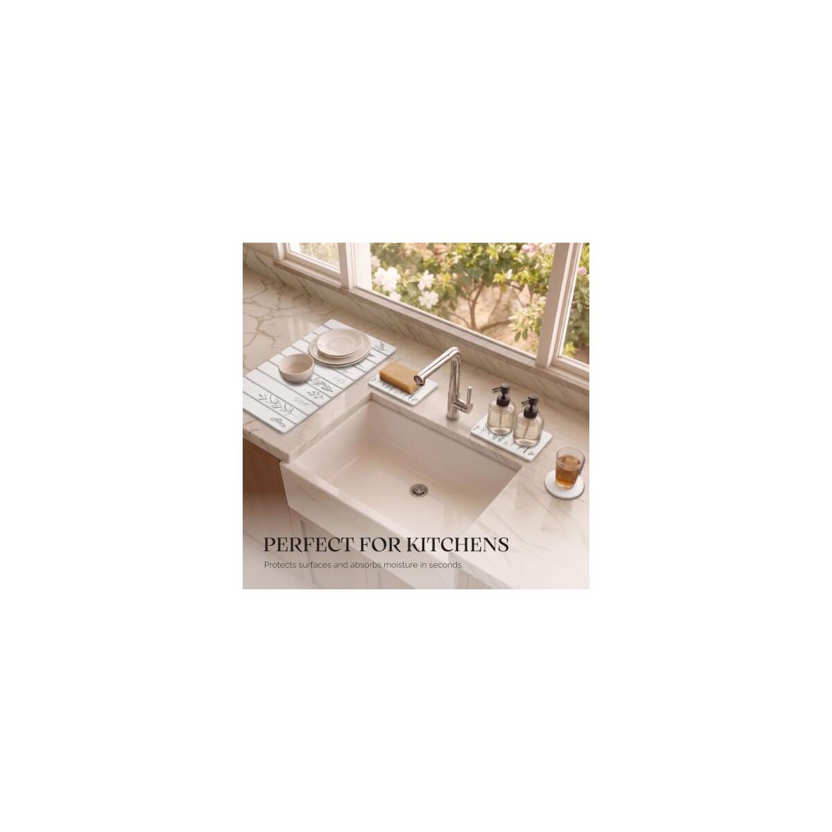 Diatomaceous Earth Stone Drying Mat Set Cashback Rebate - RebateKey