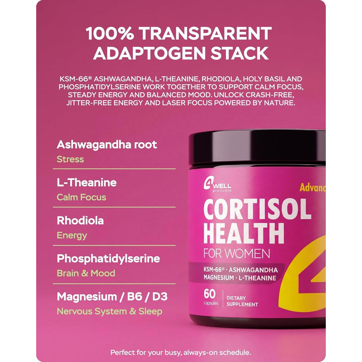 Cortisol Supplements For Women Cashback Rebate - RebateKey