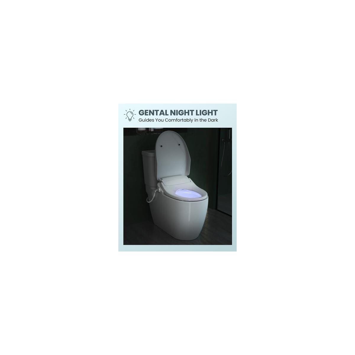 Electric Bidet Toilet Seat Elongated Cashback - RebateKey