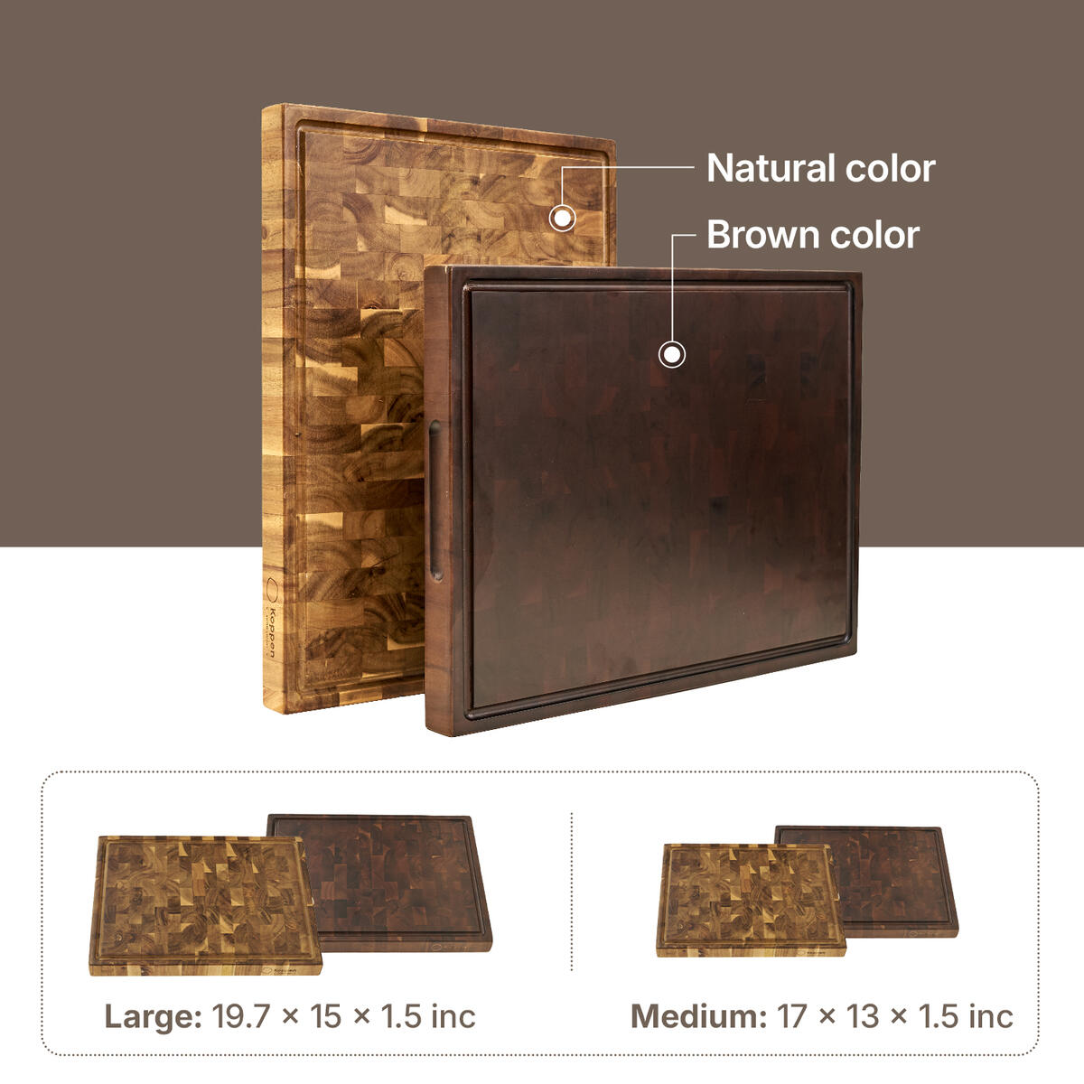 Large End Grain Wood Cutting Board 17 X 13 X Cashback - RebateKey