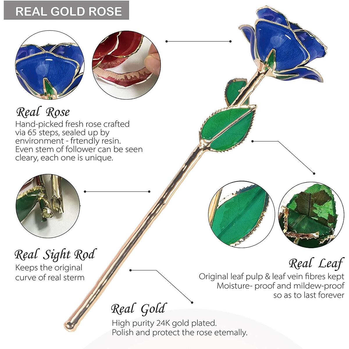 Gold Dipped Rose 24k Cash Back - RebateKey