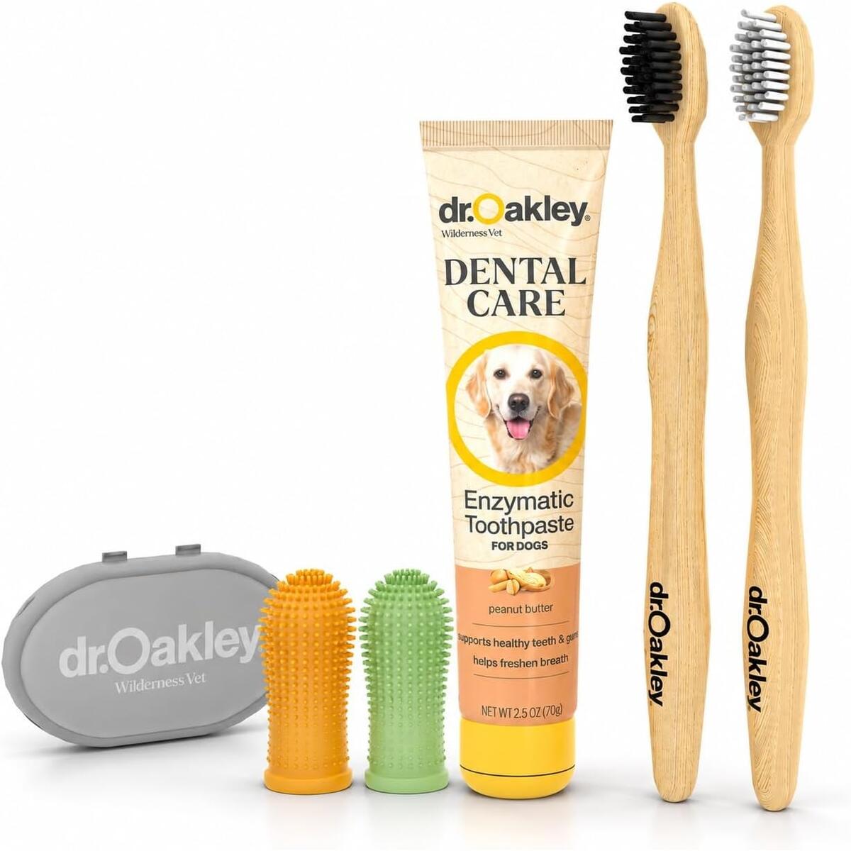 Dr. Oakley Complete Dental Care Kit &ndash; Peanut Butter Flavor