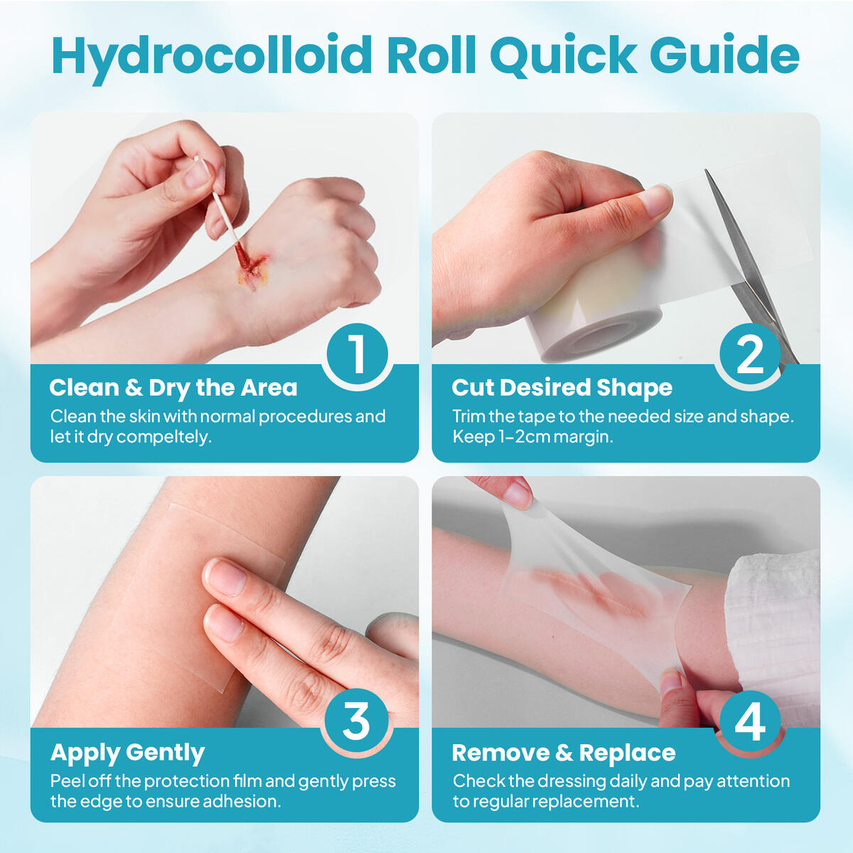 Hydrocolloid Roll For Wound Cash Back - RebateKey