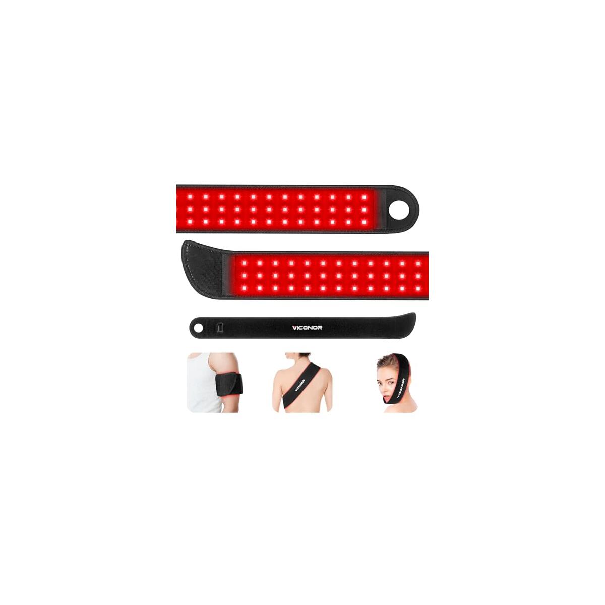 Red Light Therapy Belt for Body, Near Infrared Light Therapy for Face Neck 15W Wearable Red Light Neck Wrap with Timer Belt for Chin Hand Wrist Knee Unisex Gift(The final price after the code is $34.99)