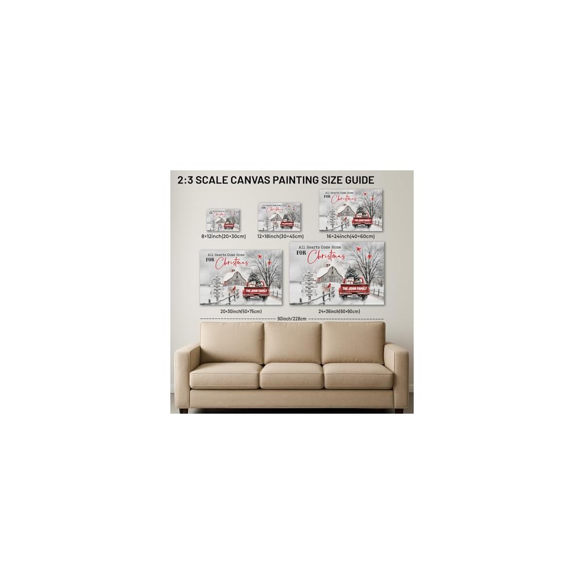 Personalized Christmas Truck Canvas Cashback Rebate - RebateKey