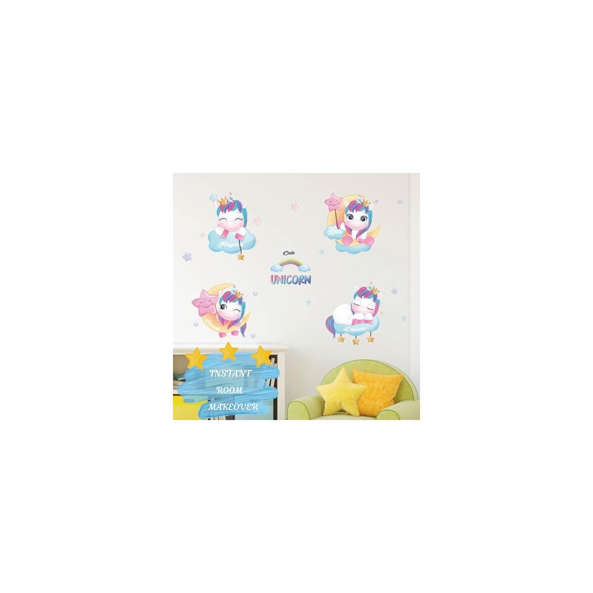 Ollaland Unicorn Wall Decals Cash Back - RebateKey