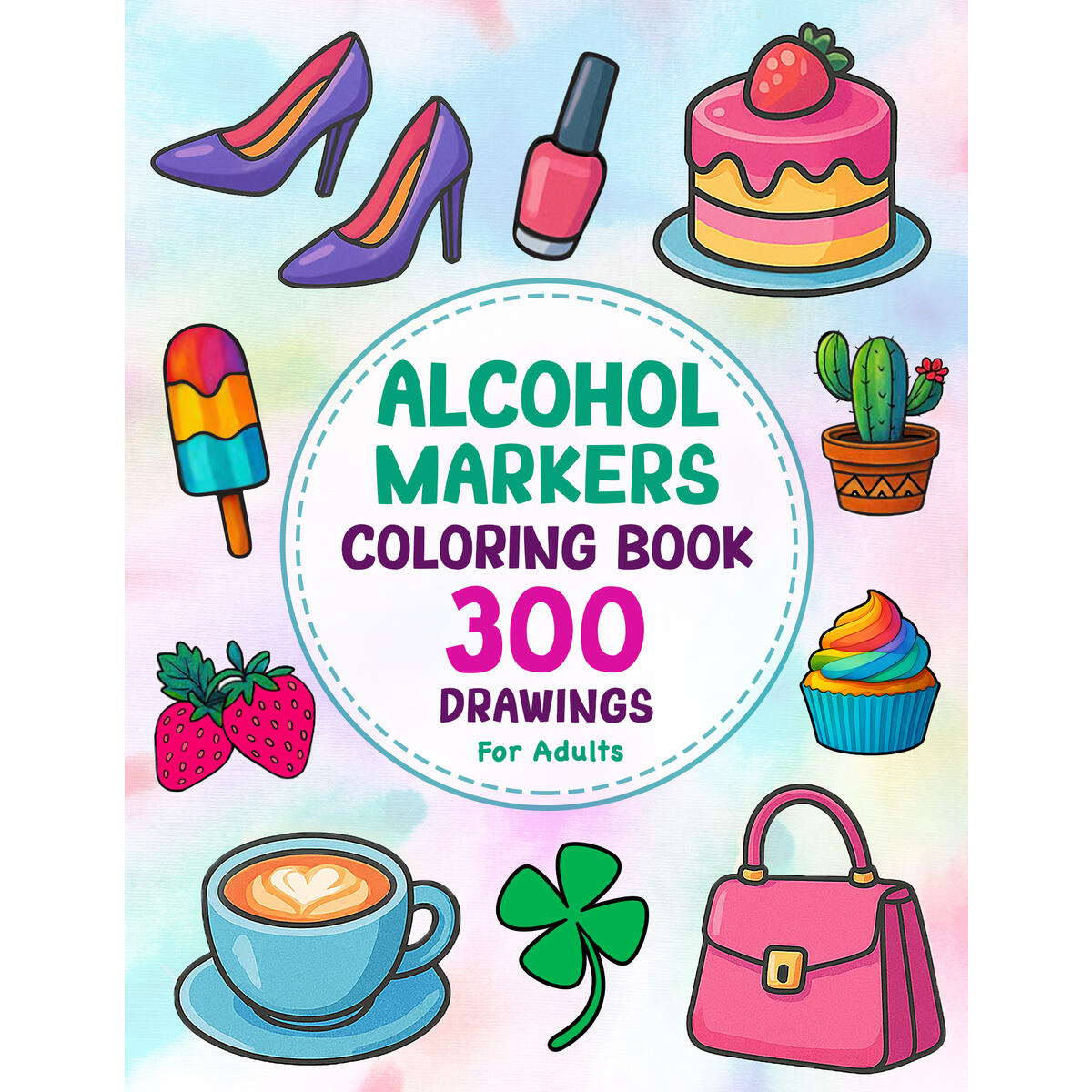 Alcohol Markers Coloring Book