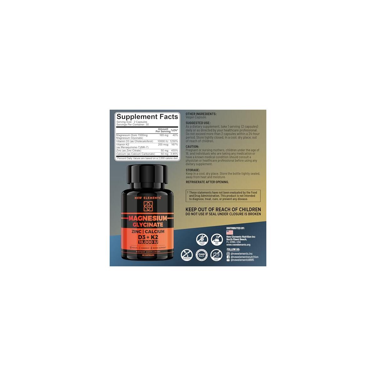 Magnesium Glycinate 1500mg Cashback - RebateKey