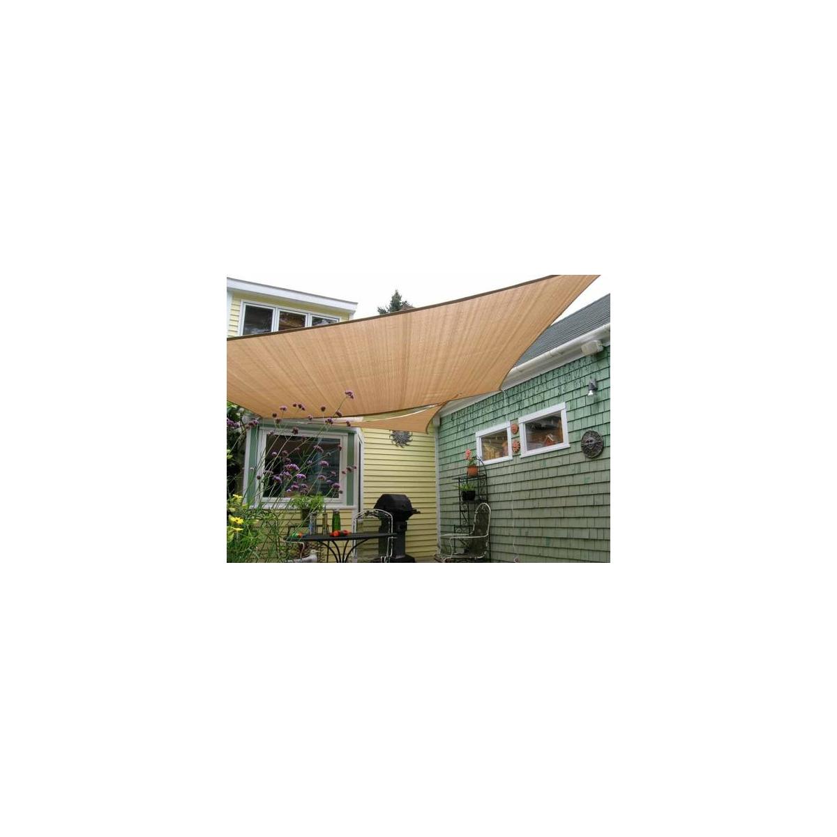 Shade Beyond 8 X 10 Sun Shade Sail Canopy Rectangle Sand Uv Block Sunshade Fo Cashback Rebates - RebateKey