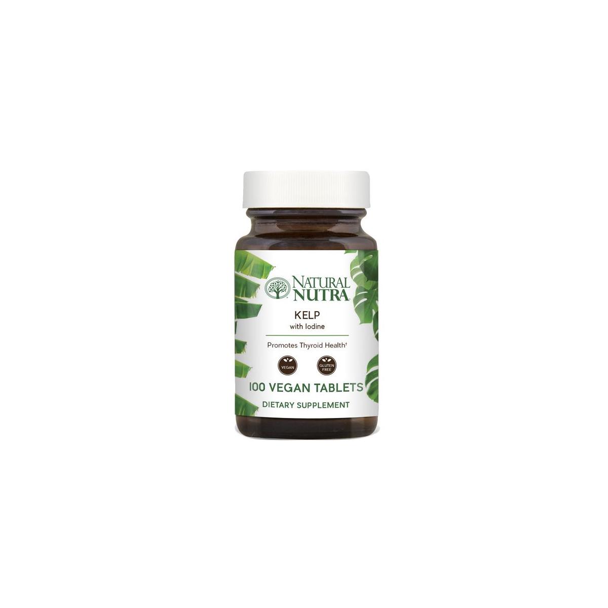 Natural Nutra Kelp Iodine Supplement North Atlantic Sourced Seaweed
