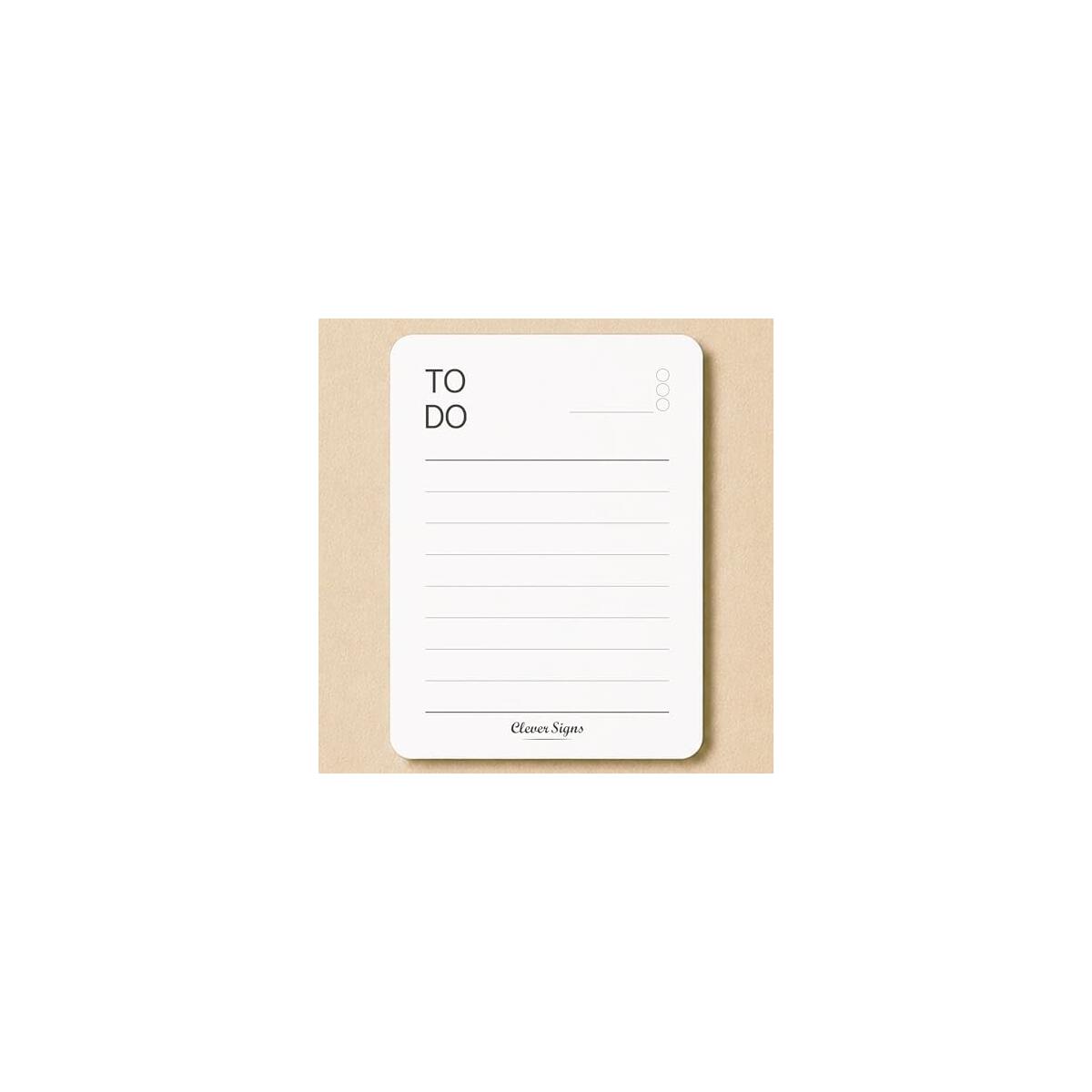 Mini To Do List Notepad 8 Pack, A7 Size 2.9" x 4.1", 50 Sheets Each, Undated Daily To Do Planner with Deadline Column, Thick Paper, Cardboard Backing, Small Checklist Memo Pads for Shopping, Work, Home & School