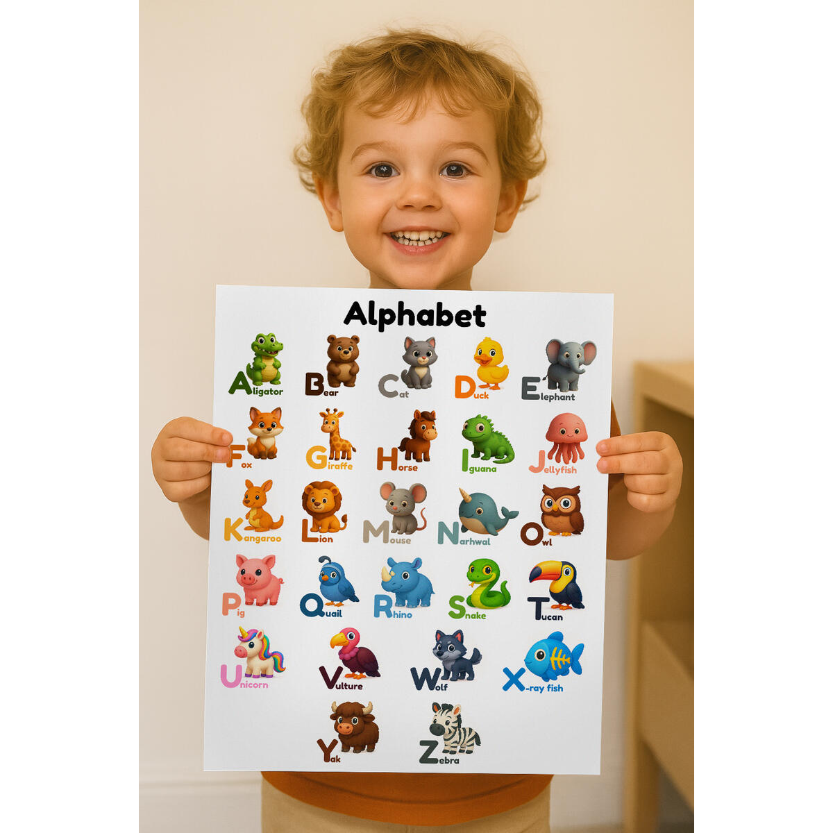 Animal Alphabet Poster Flashcards Cashback Rebate - RebateKey