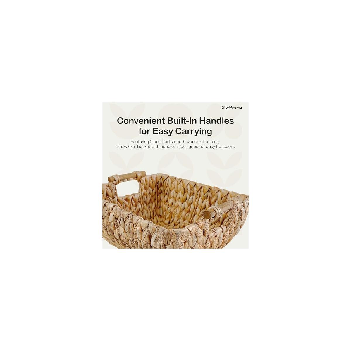 Small Rectangular Handwoven Wicker Basket Cashback - RebateKey