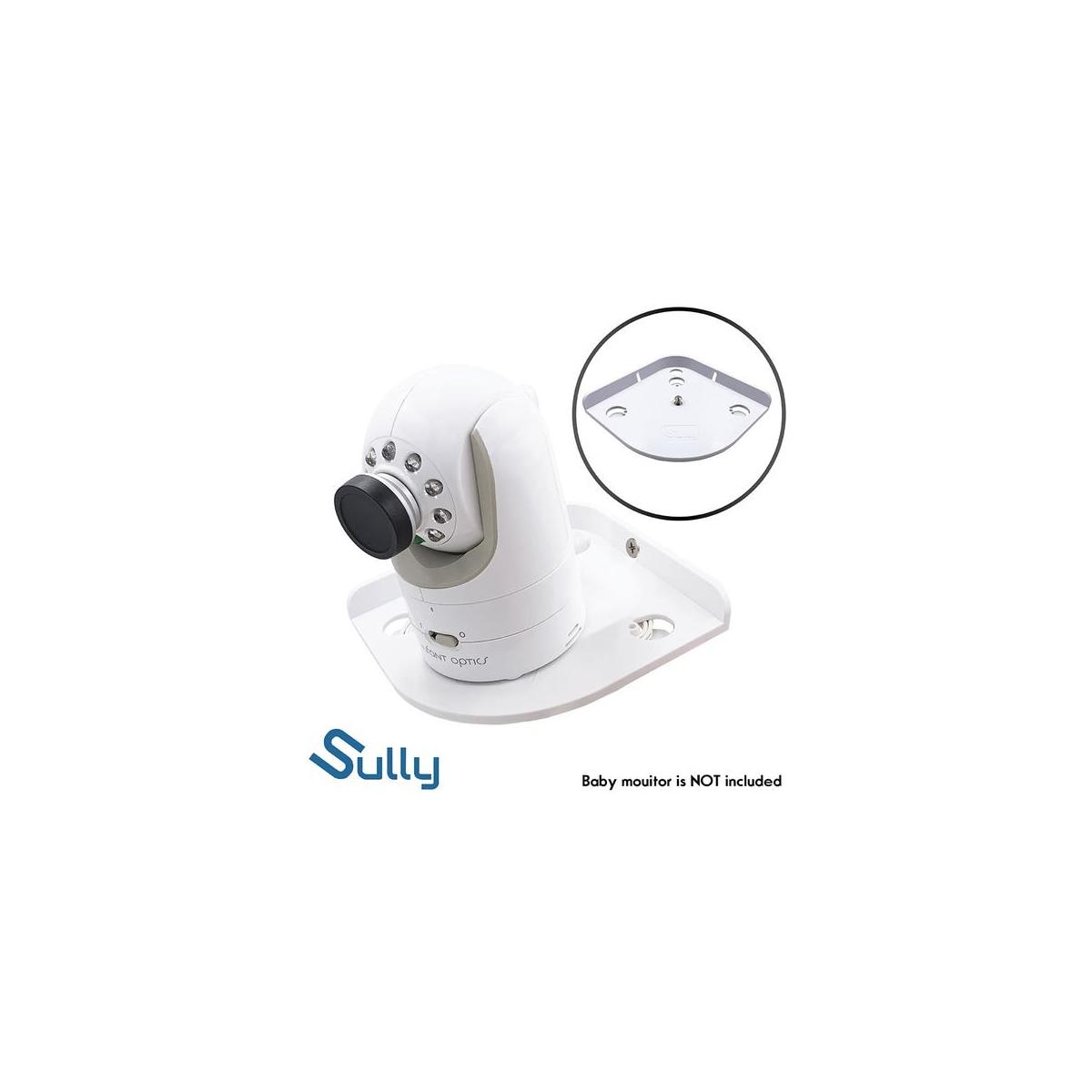 Baby Camera Monitor Shelf (White) Infant Wall Mount For Infant Optics