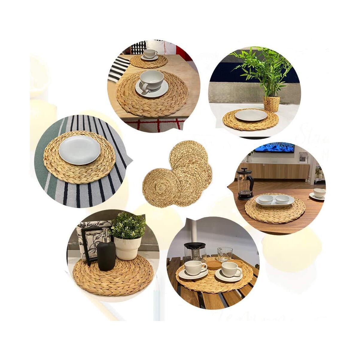 Woven Round Placemats Cashback - RebateKey