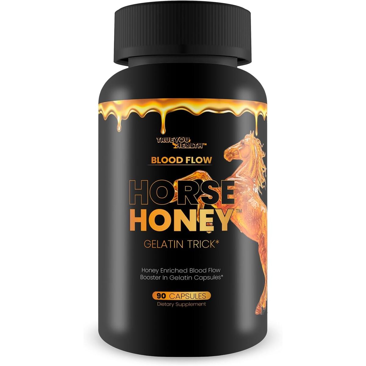 Horse Honey Gelatin Trick For Blood Flow - Male Circulation Gelatin Capsule