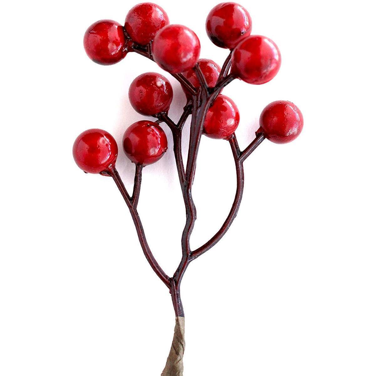 Artificial Berries Red Pip Berry Stems Spray For Cashback - RebateKey