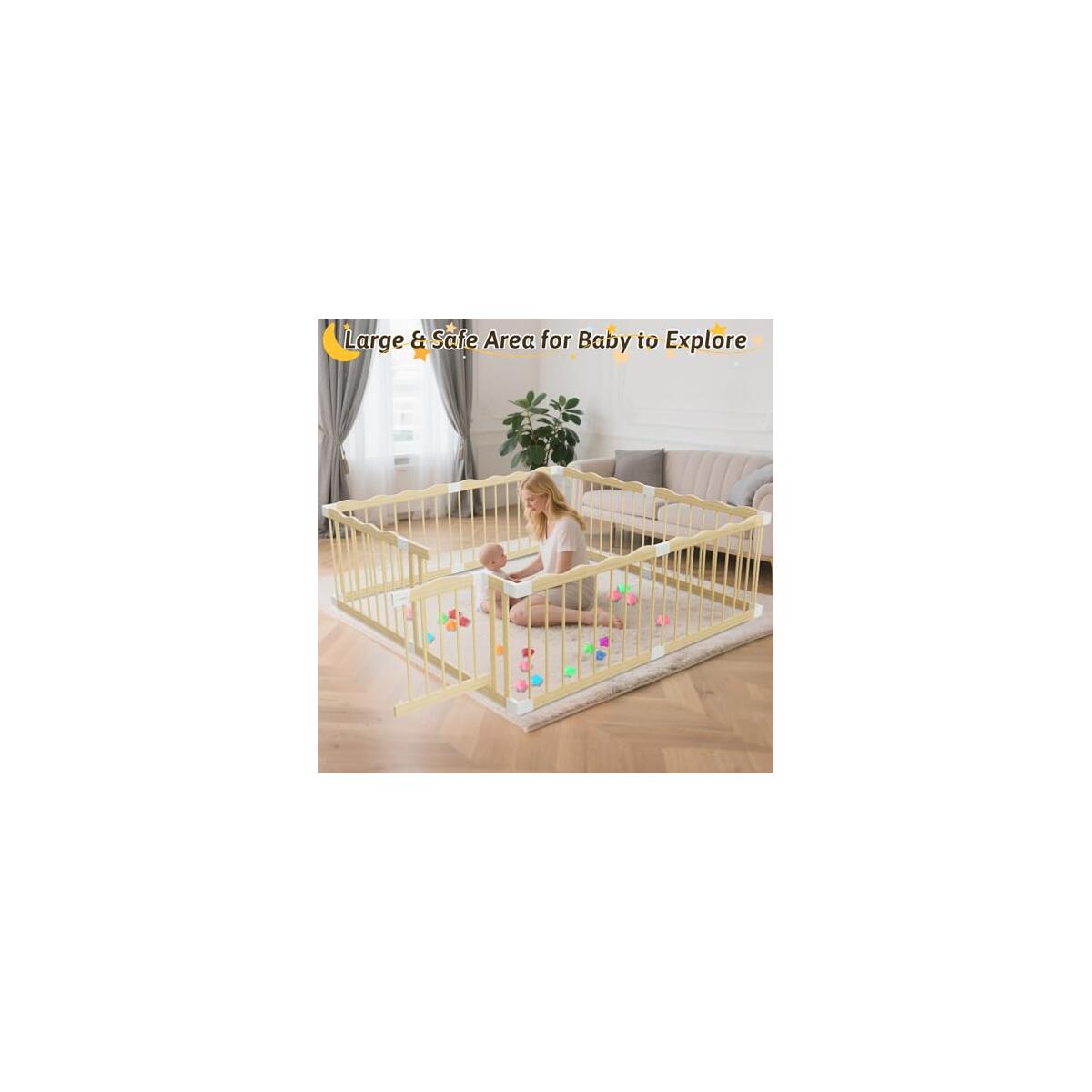 Wooden Baby Playpen 656525 Inch Wood Playpen F Cashback Rebates - RebateKey
