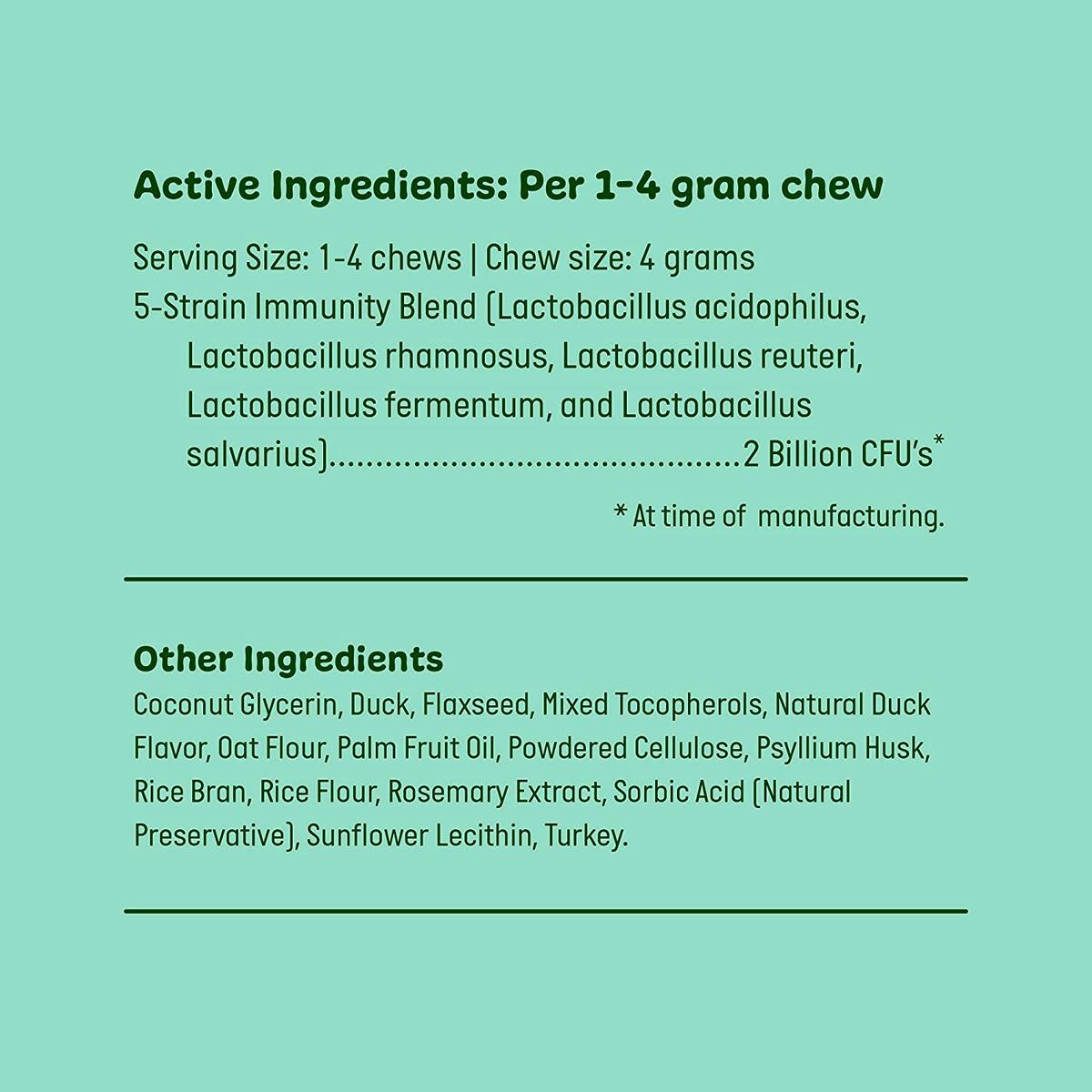 Active Chews Probiotics For Dogs Cash Back - RebateKey