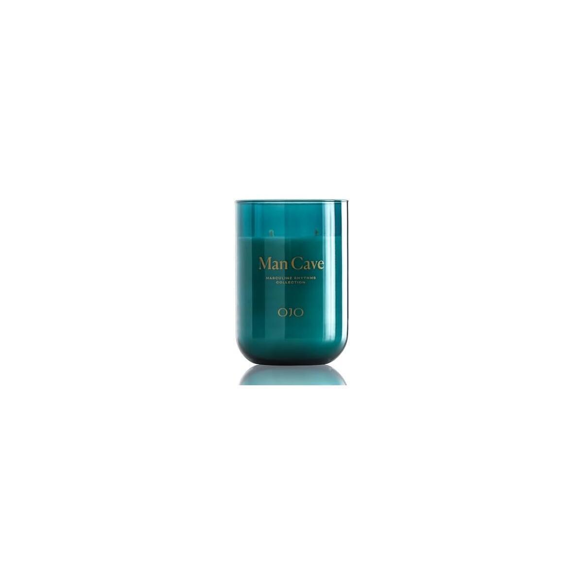 OJO Man Cave Scented 3 Wick 23 oz Jar Candle with Wildman Can, Woody, Aromatic Notes | Over 96-Hour Long-Lasting Burn | Premium Blend Wax, Home Fragrance and Gift for Special Days