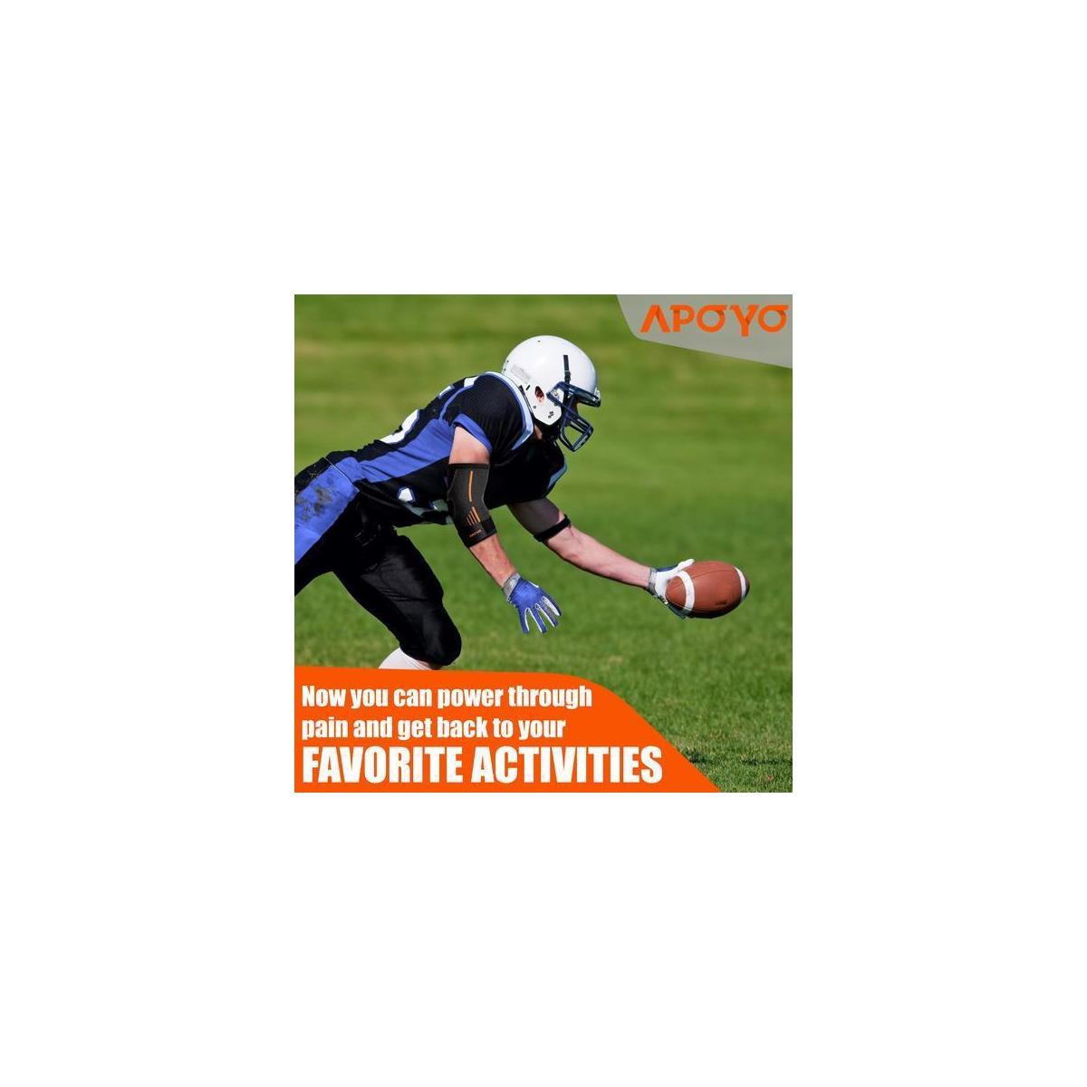 APOYO Elbow Compression Sleeve For Tendonitis, Tennis