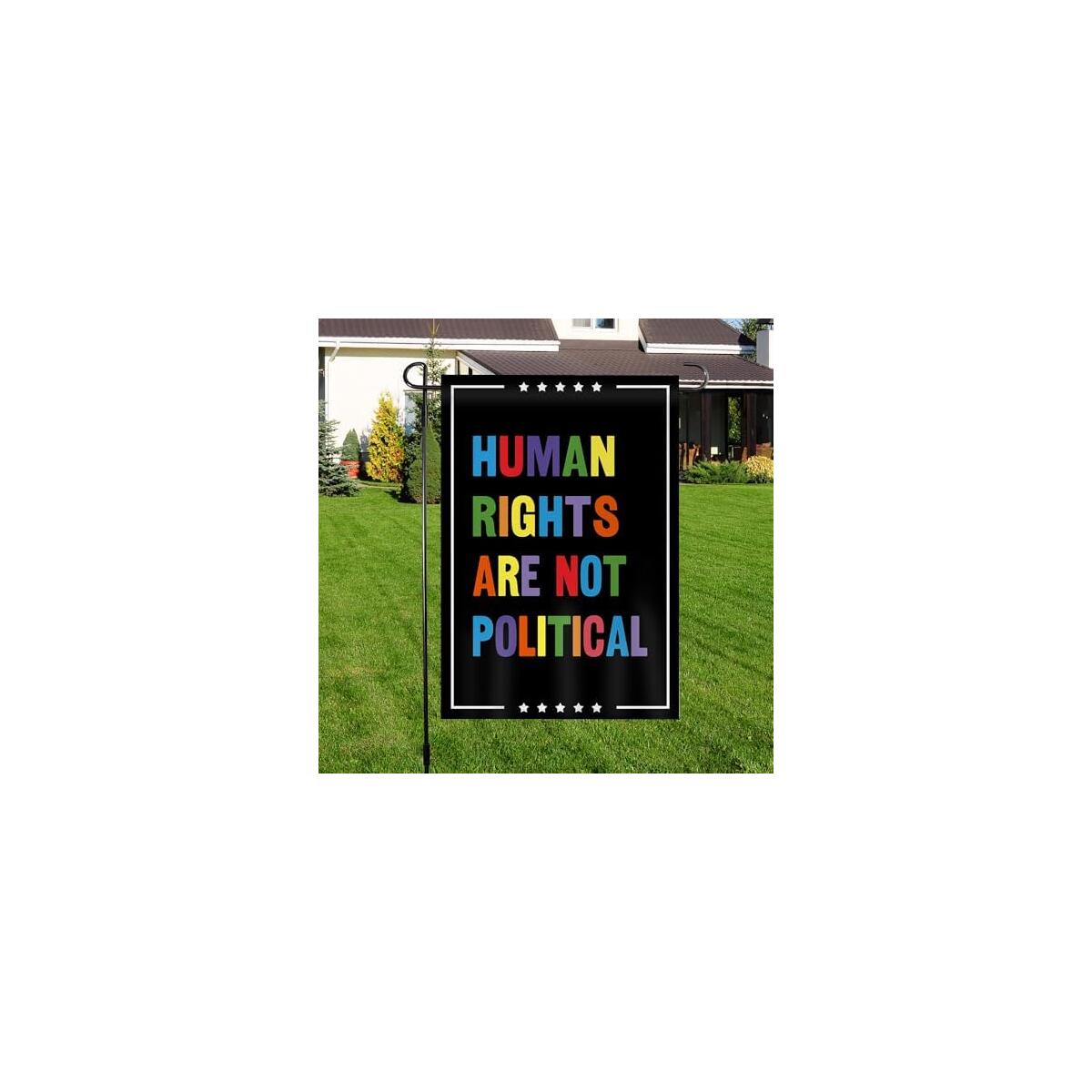 Human Rights Garden Flag Cash Back - RebateKey