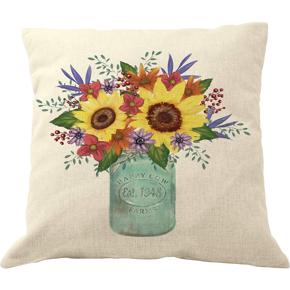 Floral Pillow Covers Cashback - RebateKey