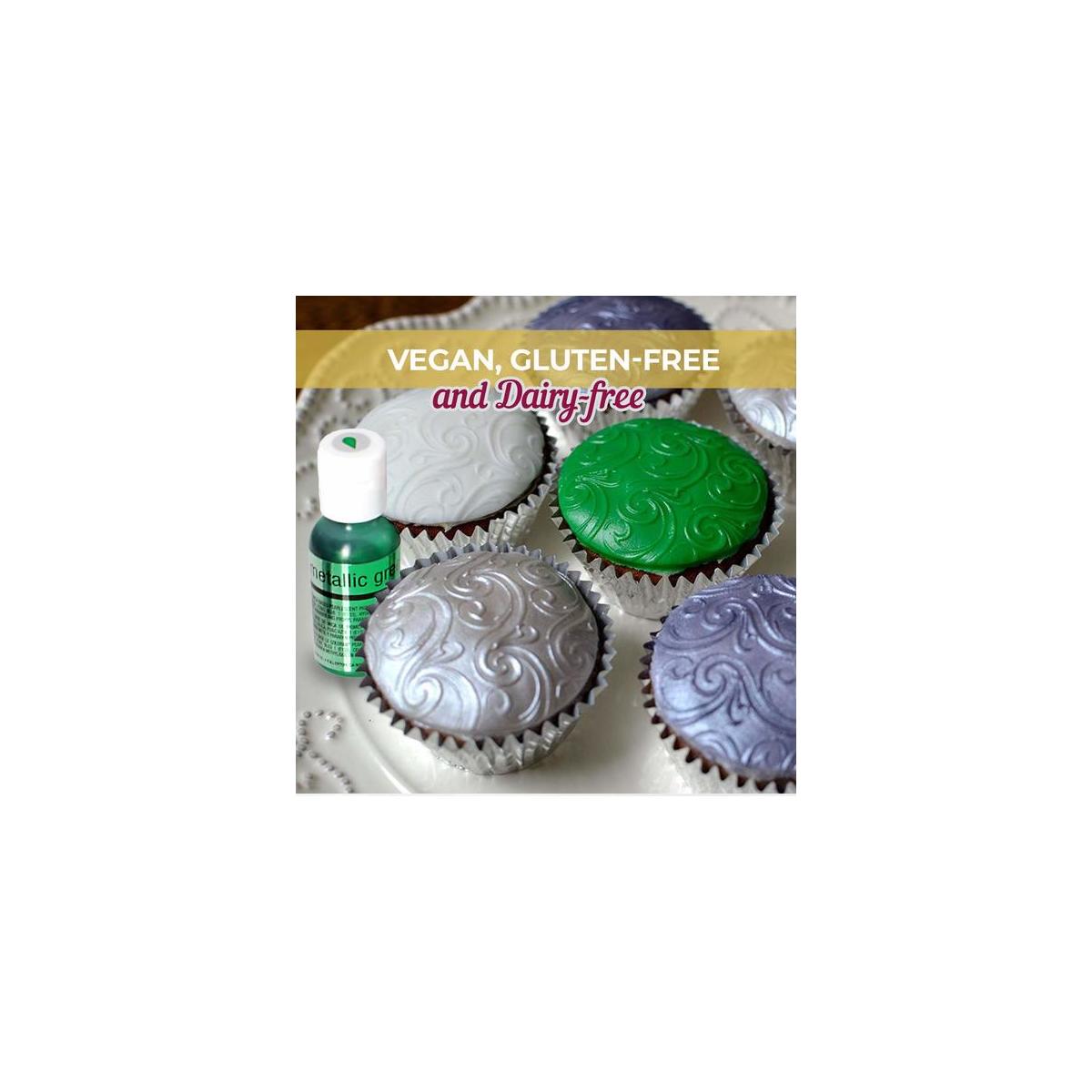 Chefmaster Airbrush Color Set 6 Pack Metallic Airbrush Food Coloring Set Edibl Cash Back - RebateKey