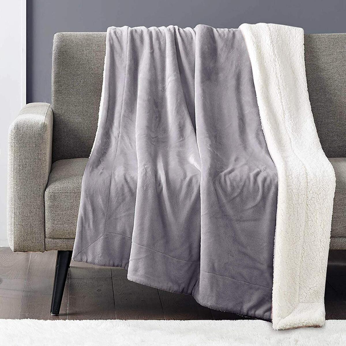 Grey Sherpa Blanket Cashback Rebates RebateKey