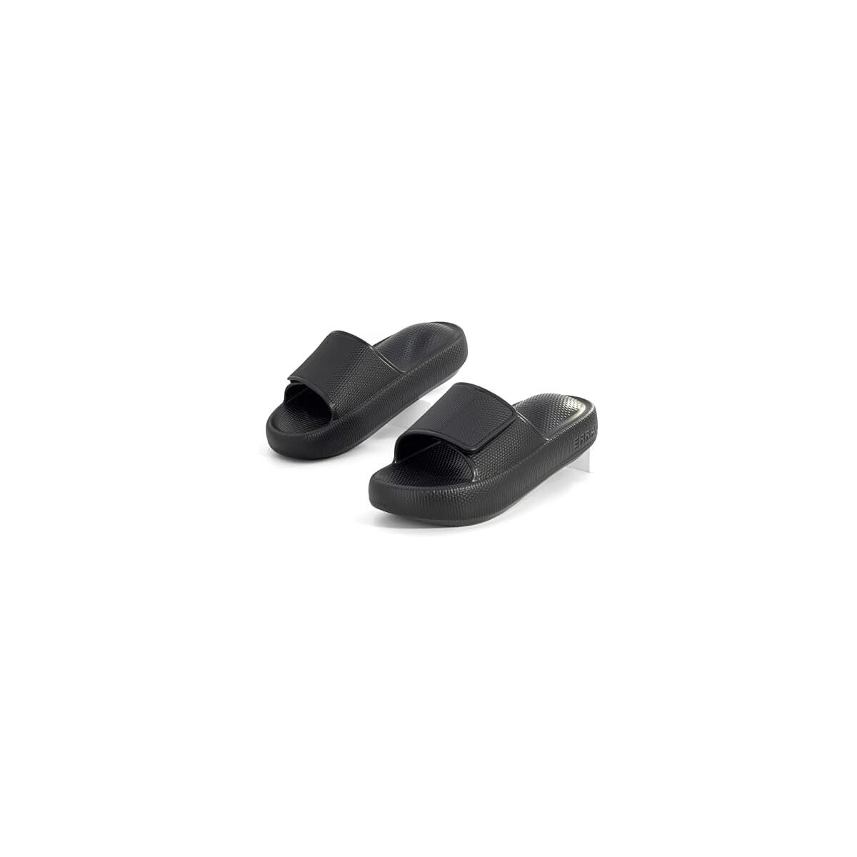ERRAZ ICONIC Height Boosting Slides for Men 5'9" & Under &mdash; Up to &asymp;3&rdquo; Taller Instantly | Not Squishy. Not Flat. | Built for Maximum Height | One of the Tallest Available | Adjustable Strap | Height Advantage Anywhere. Pool,Beach, Indoors, Outdoors, Travel