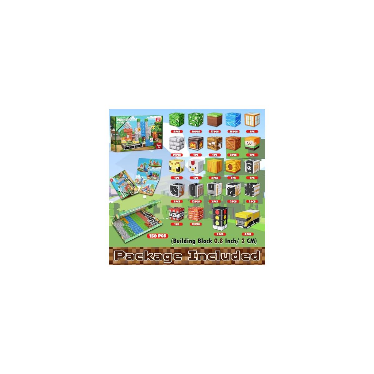 150 Pcs Magnetic Building Blocks For Kids Cashback Rebates - RebateKey