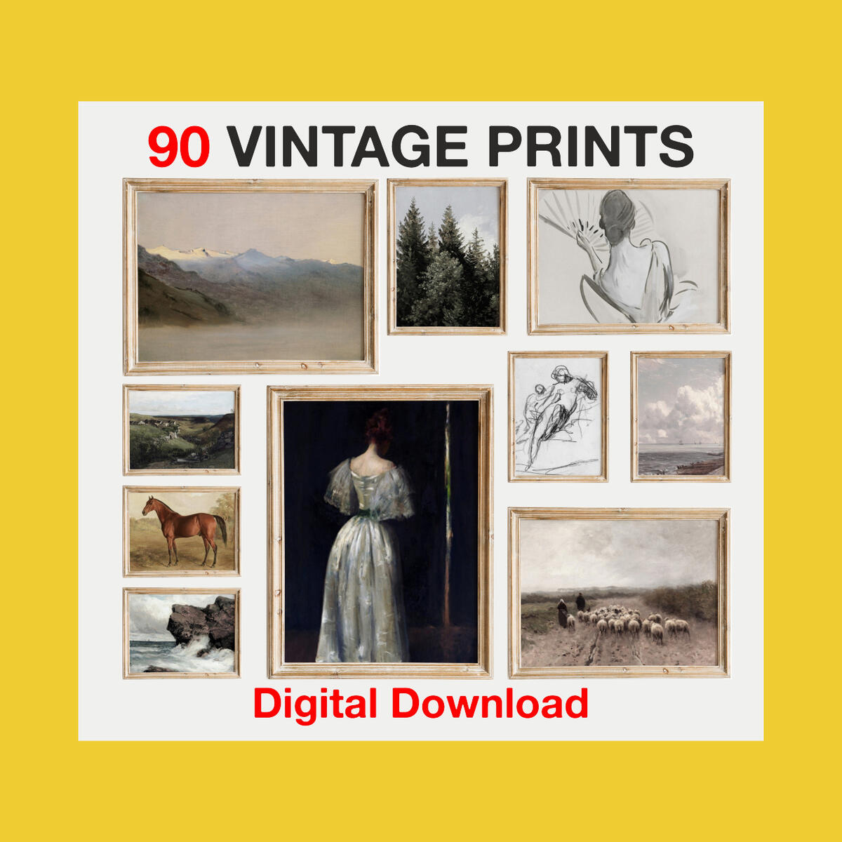 Printable Vintage Gallery Wall Cash Back - RebateKey