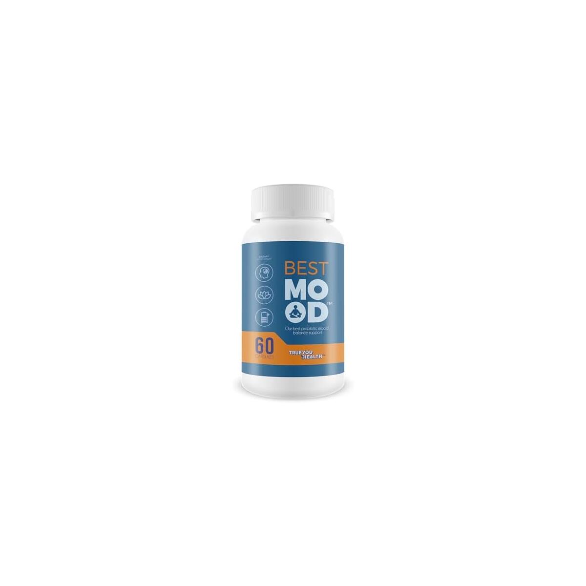 Best Mood Enhancer - Our Best Probiotic Mood Plus Brain Support Supplement - Made With A Premium 11 Strain Probiotic Blend & Vitamin D - Psychoprobiotics For Mental Support - Happy Pills