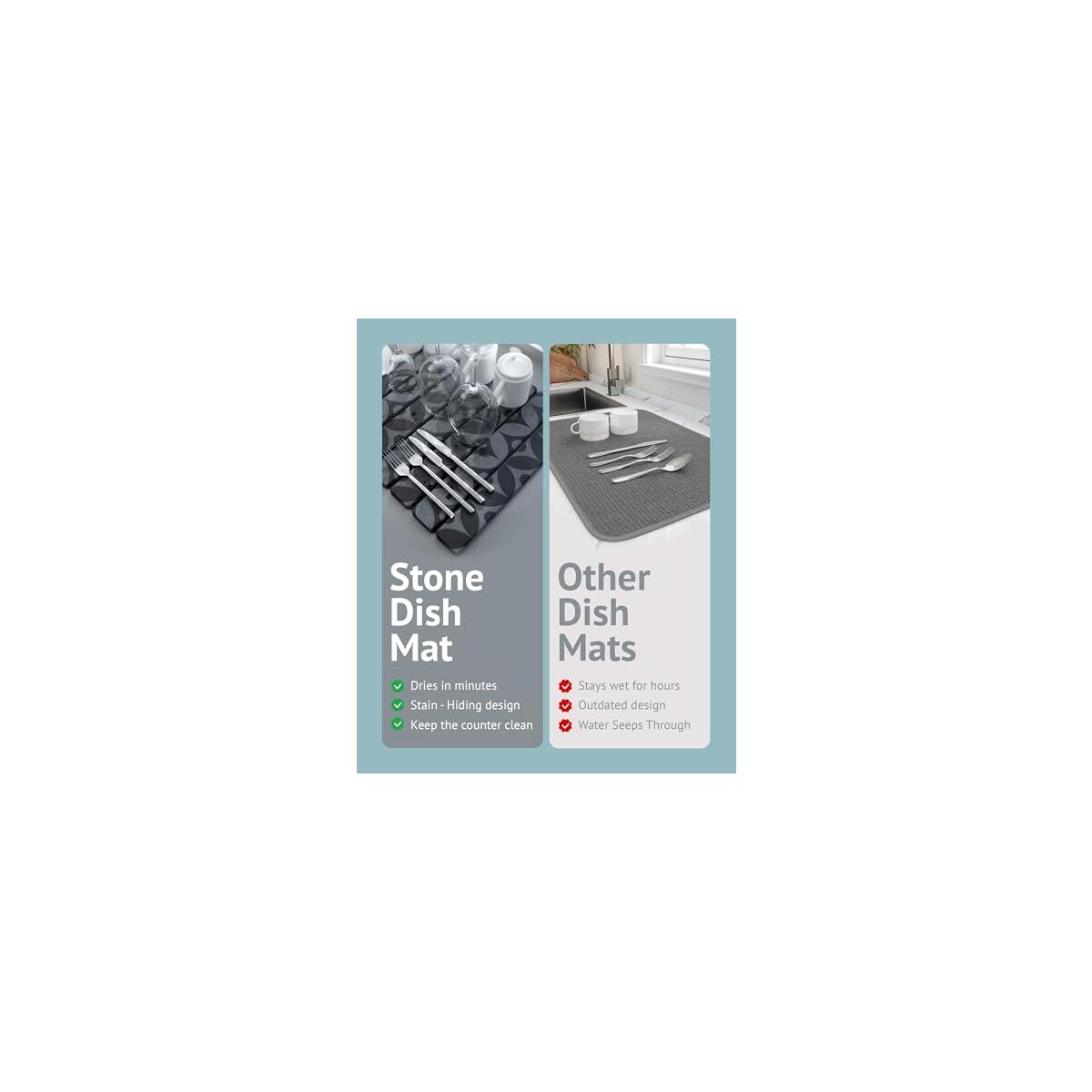 Large Stone Drying Mat For Kitchen Counter Rebate - RebateKey