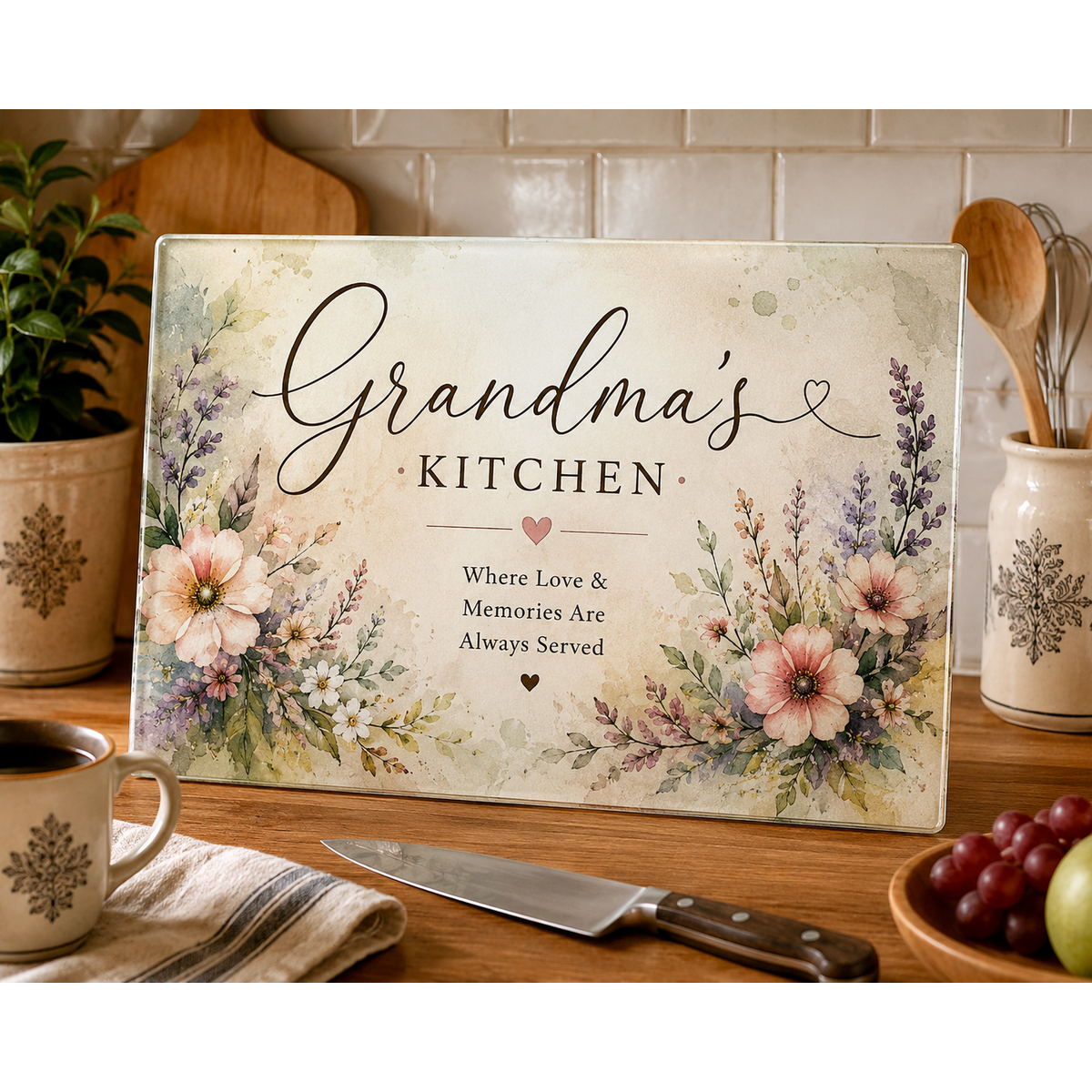 Personalized Grandma Glass Cashback Rebate - RebateKey
