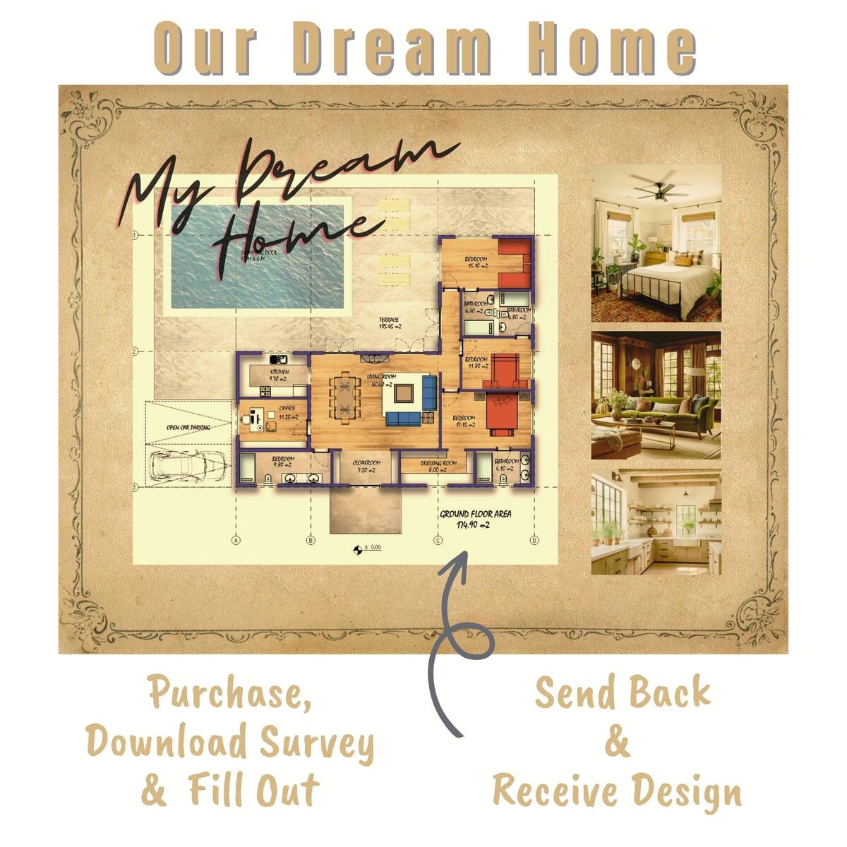 Custom Home Blueprint Art Cashback Rebate - RebateKey