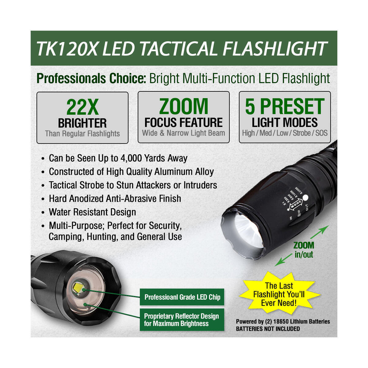 Tk120 Led Flashlight Rebate - RebateKey