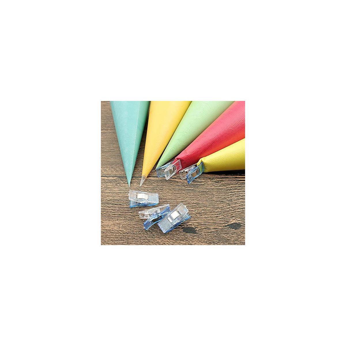 Weetiee Tipless Piping Bags 100pcs 12Inch Disposable Piping Pastry Bag For Royal Icing