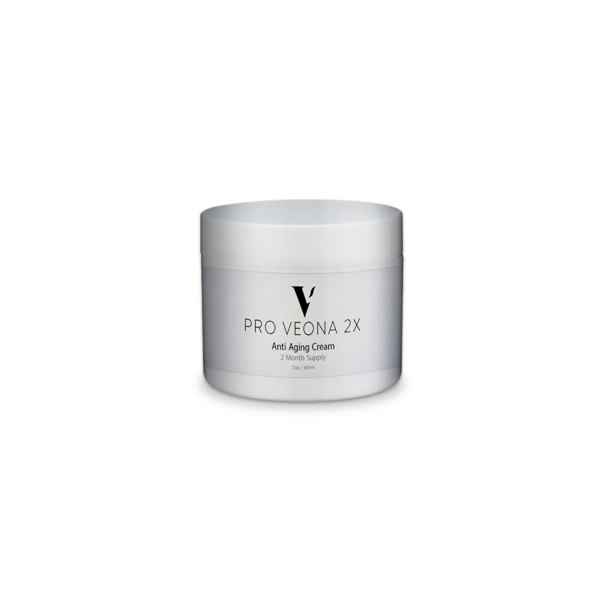 Pro Veona 2x Cream - Moisturizing Anti Aging Cream - 2 Month Supply - Lift & Firm - Nourishing Anti-Wrinkle Technology - Ceramides, Vitamin C, Collagen - Reduce Appearance of Age Spots & Redness