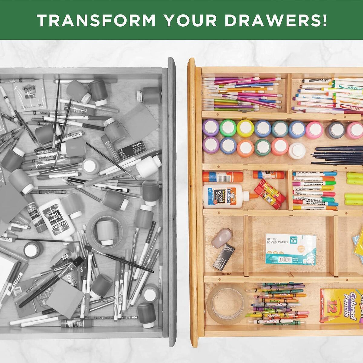 Adjustable Bamboo Drawer Dividers Cashback Rebate - RebateKey