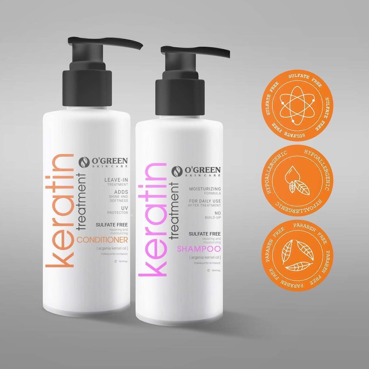 Keratin Shampoo And Conditioner Set Cashback - RebateKey
