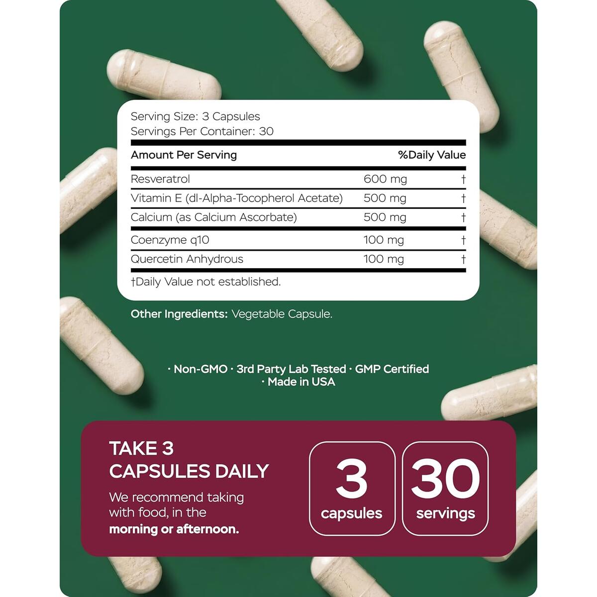 Resveratrol Supplement 4 Cashback Rebates - RebateKey