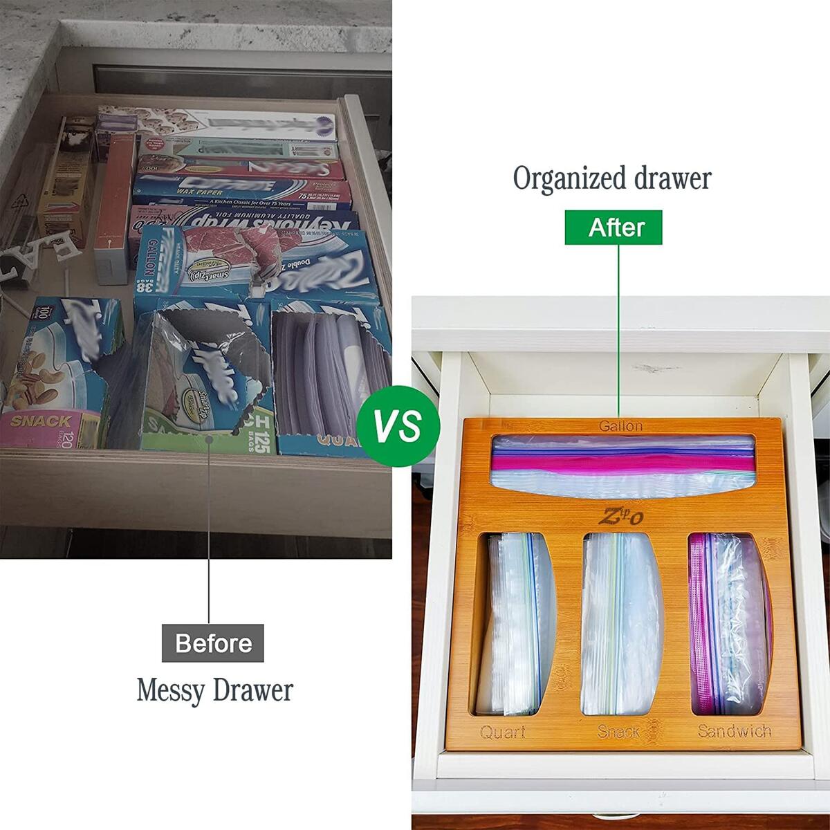 Ziplock Bag Storage Organizer Rebates - RebateKey