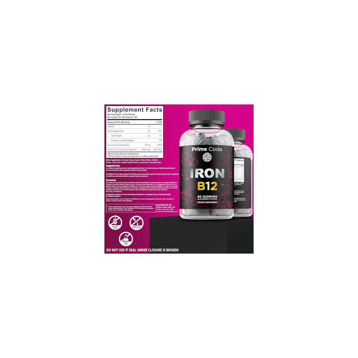 Iron Gummies 25 Cashback Rebates - RebateKey