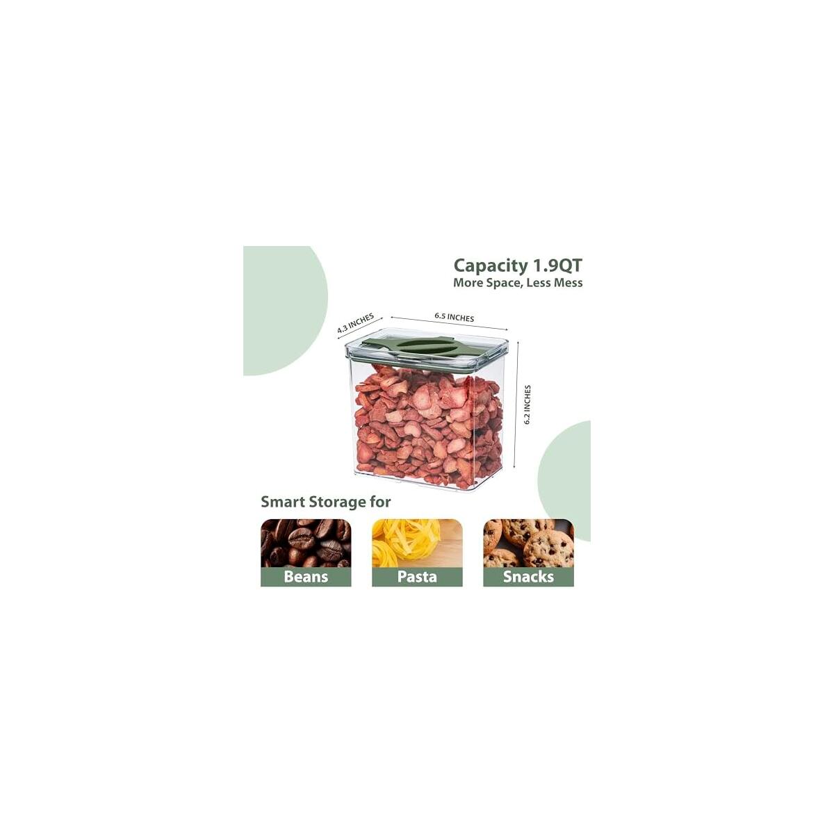 4 Pack Airtight Pantry Containers Rebates - RebateKey