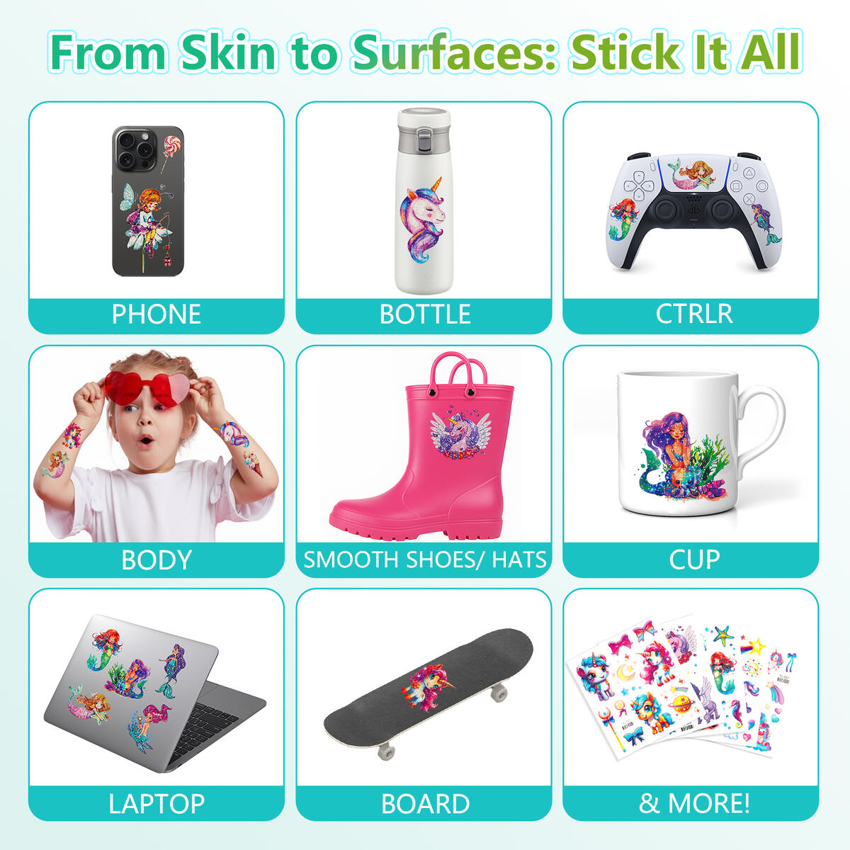 Glitter Temporary Tattoos Cash Back - RebateKey